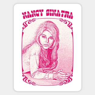 Nancy Sinatra // Retro Style Fan Design Sticker